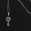 Srebrny naszyjnik kluczyk z symbolem Welesa (3)